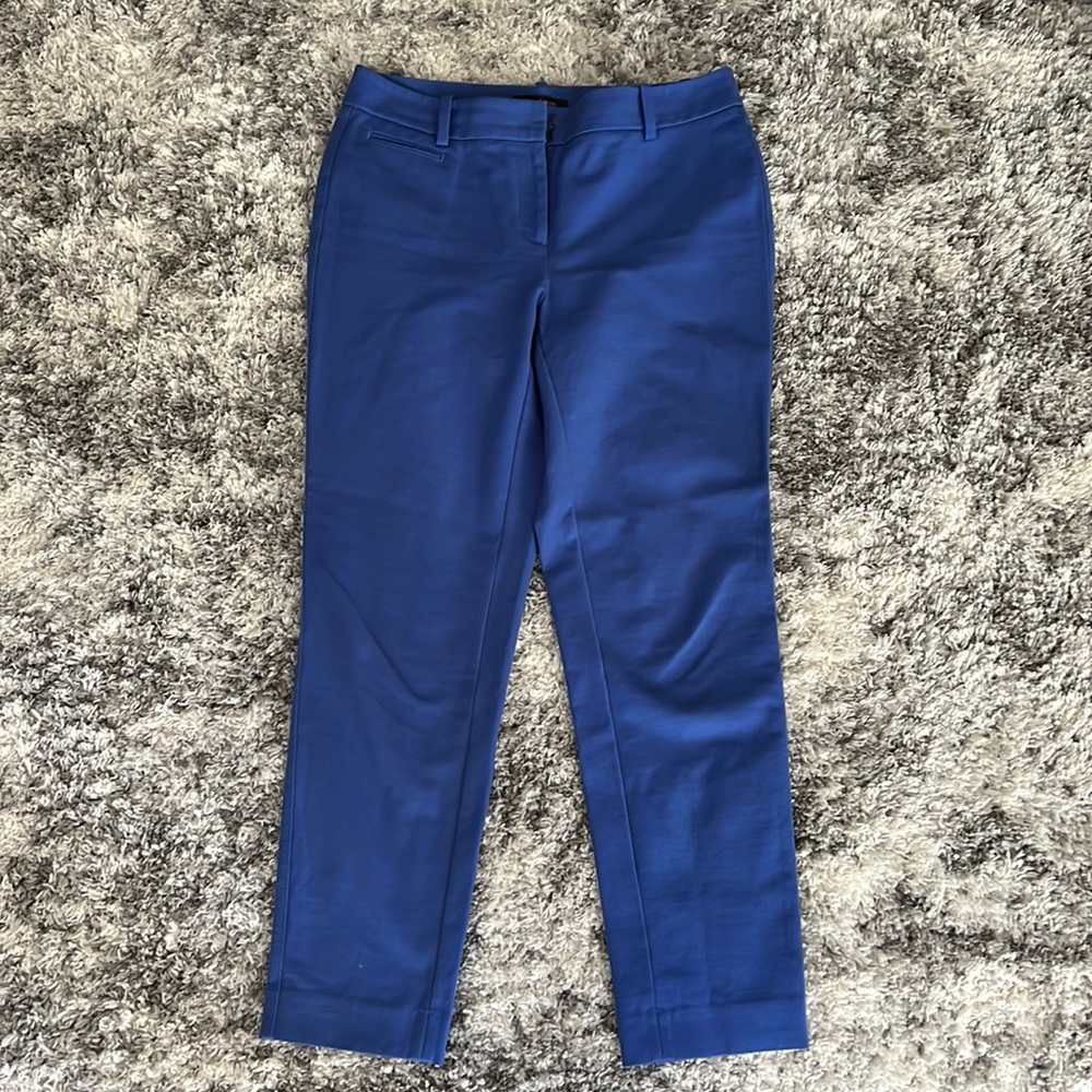 White House Black Market Blue Slacks